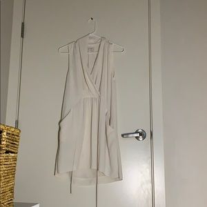 White Wilfred Silk Dress